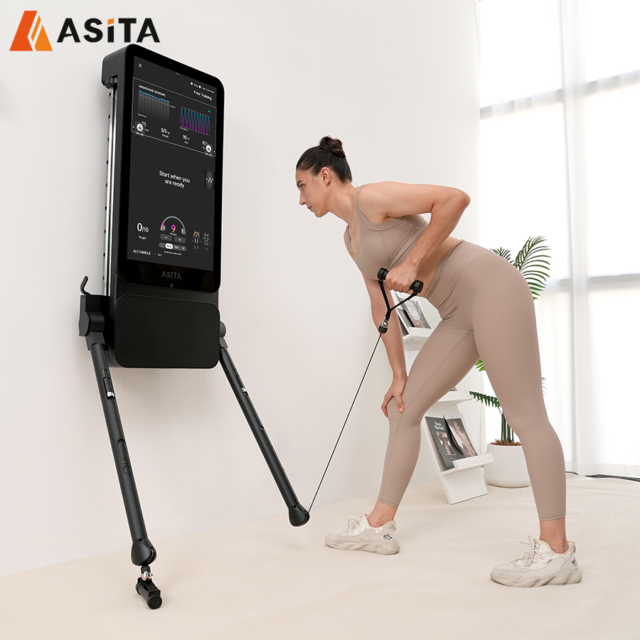 ASITA Multi Function Fitness Equipment Smart Home Gym Cifereca Pezo-Forto-Trejnado