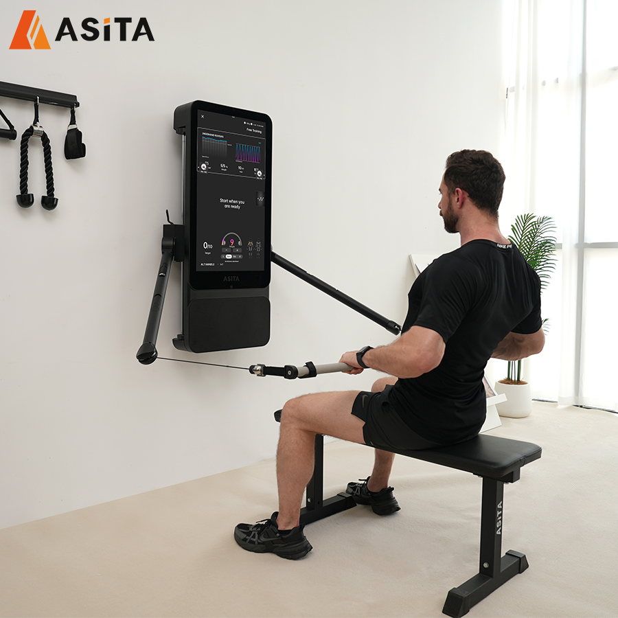 ASITA Multi Function Fitness Equipment Smart Home Gym Cifereca Pezo-Forto-Trejnado