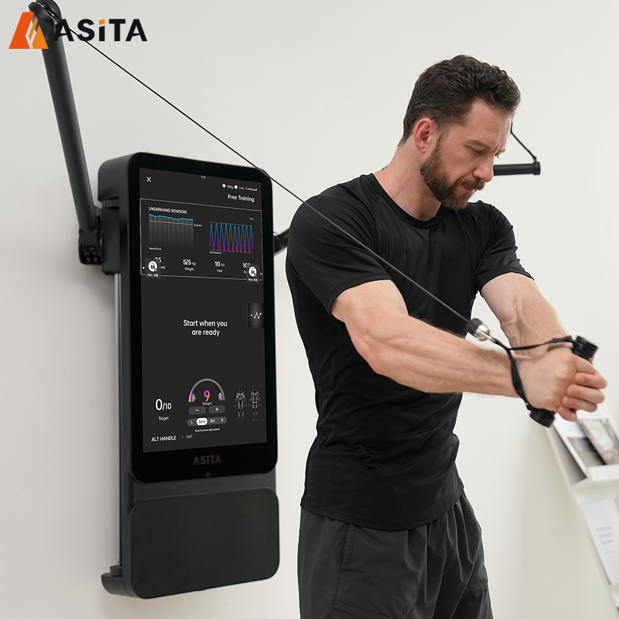 ASITA Multi Function Fitness Equipment Smart Home Gym Cifereca Pezo-Forto-Trejnado