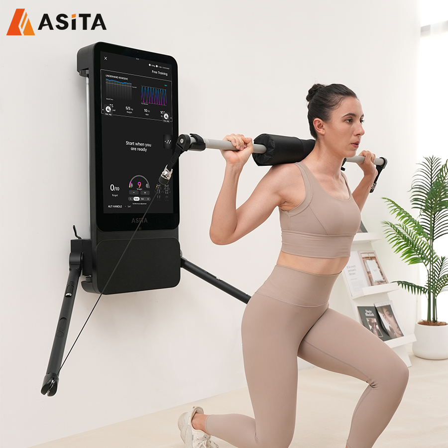ASITA Multi Function Fitness Equipment Smart Home Gym Cifereca Pezo-Forto-Trejnado