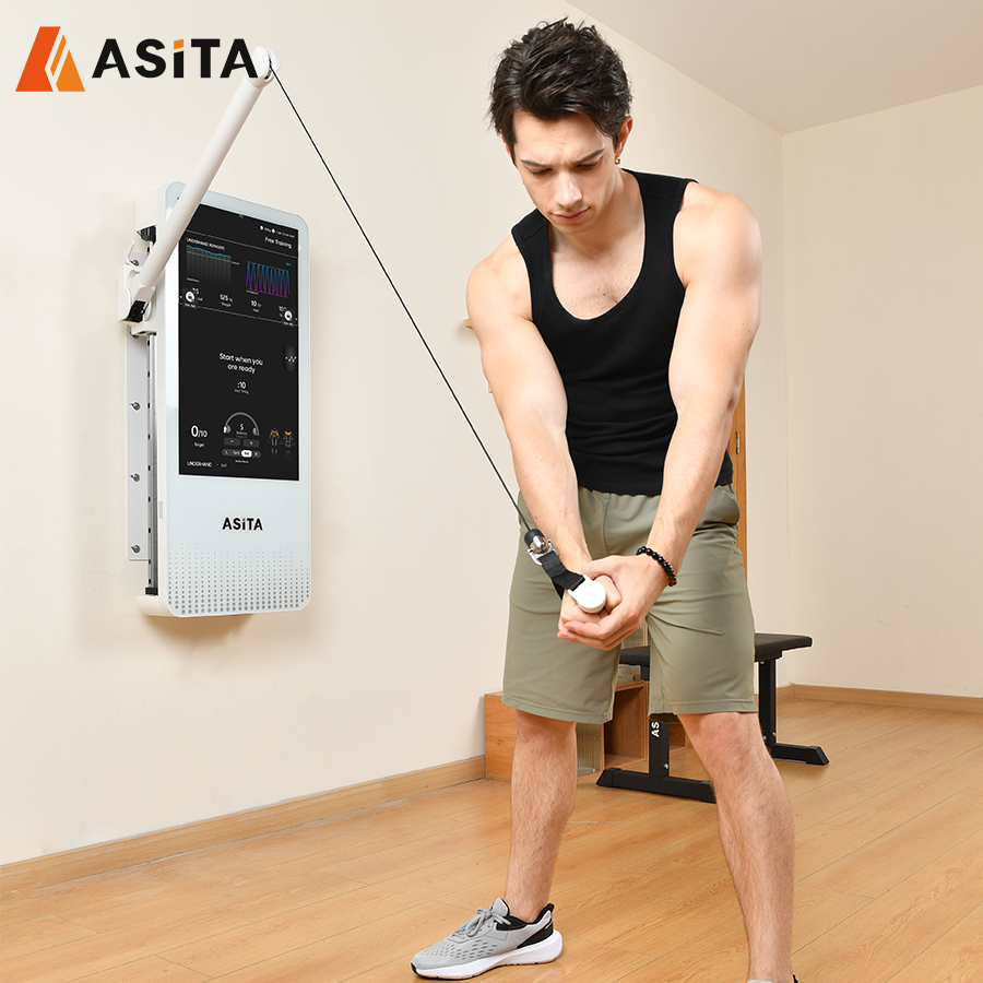 ASITA Multi Function Fitness Equipment Smart Home Gym Cifereca Pezo-Forto-Trejnado